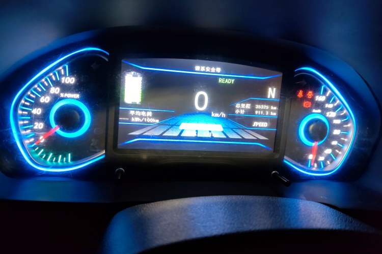 Used BAIC New Energy EX 2018 EX360 New Style Edition Odometer Close Up