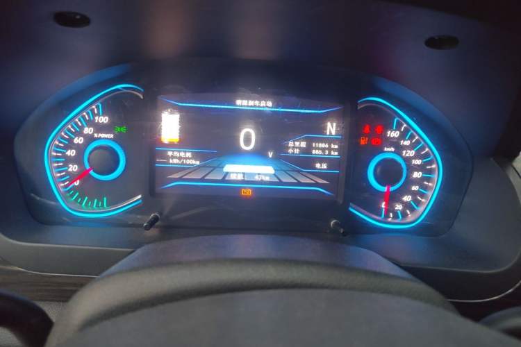 Used BAIC New Energy EX 2018 EX360 New Style Edition Odometer Close Up