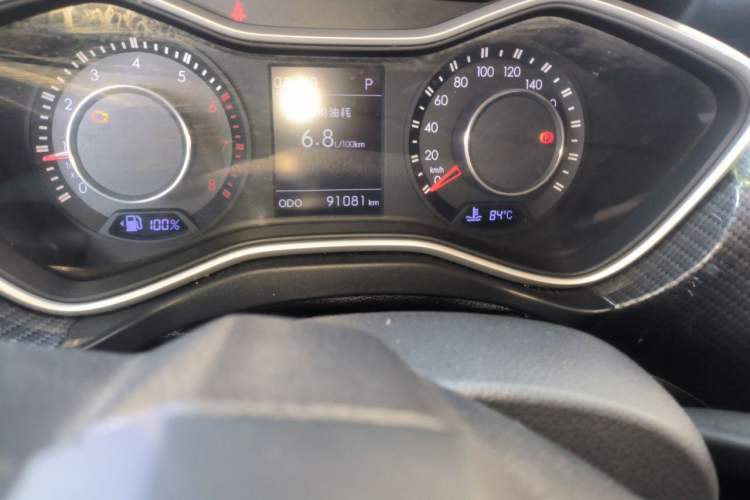 Used BAIC Off-Road BJ20 2016 1.5T CVT Luxury Model Odometer Close Up