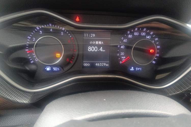 Used BAIC Off-Road BJ20 2016 1.5T Manual Elite Edition Odometer Close Up
