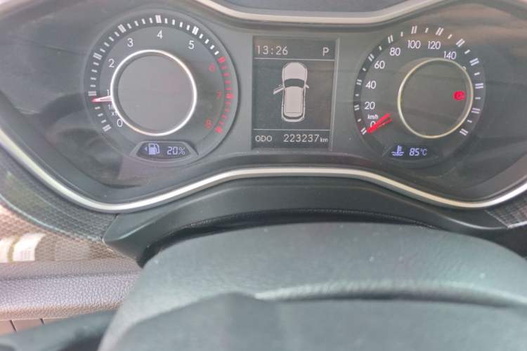 Used BAIC Off-Road BJ20 2016 1.5T CVT Luxury Model Odometer Close Up