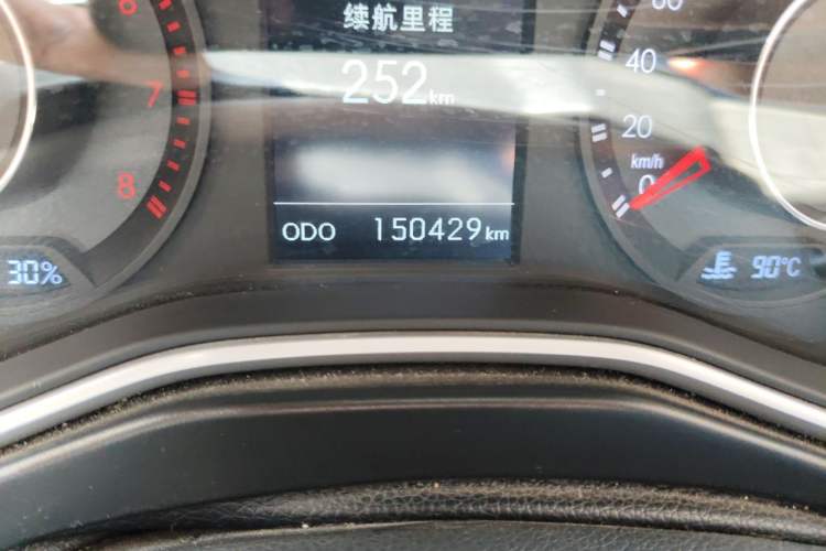 Used BAIC Off-Road BJ20 2016 1.5T CVT Prestige Edition Odometer Close Up