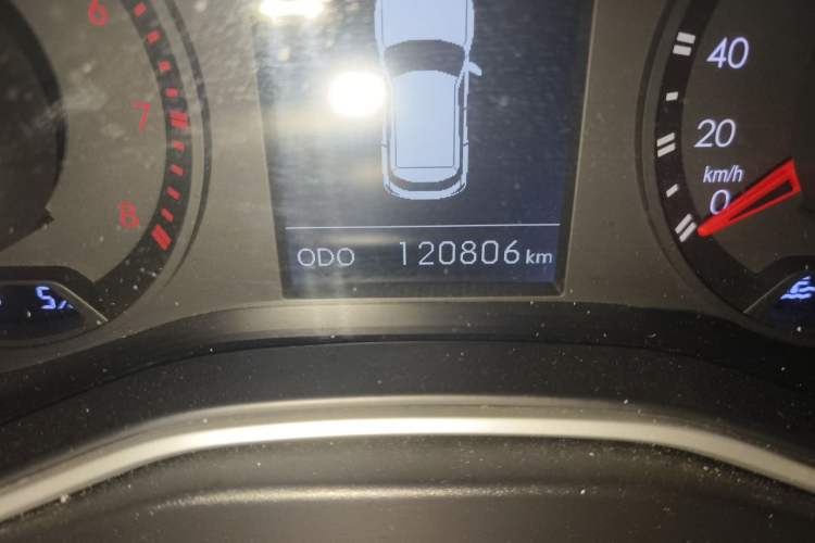 Used BAIC Off-Road BJ20 2016 1.5T CVT Prestige Edition Odometer Close Up