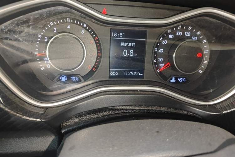 Used BAIC Off-Road BJ20 2016 1.5T Manual Luxury Model Odometer Close Up