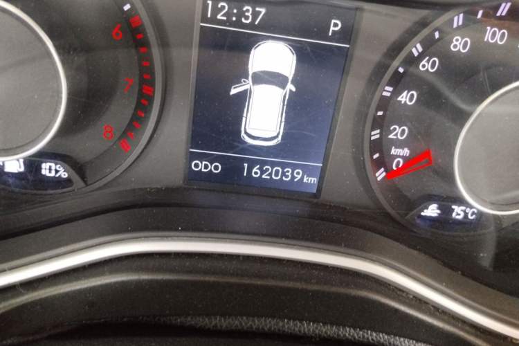 Used BAIC Off-Road BJ20 2016 1.5T CVT Luxury Model Odometer Close Up