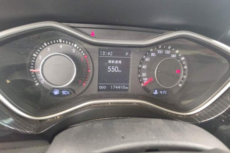 Used BAIC Off-Road BJ20 2016 1.5T CVT Luxury Model Instrument Cluster