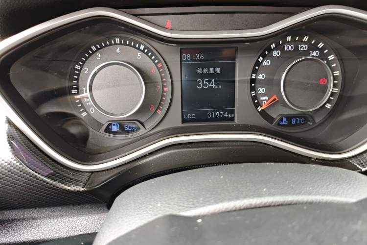 Used BAIC Off-Road BJ20 2016 1.5T Manual Elite Edition Odometer Close Up