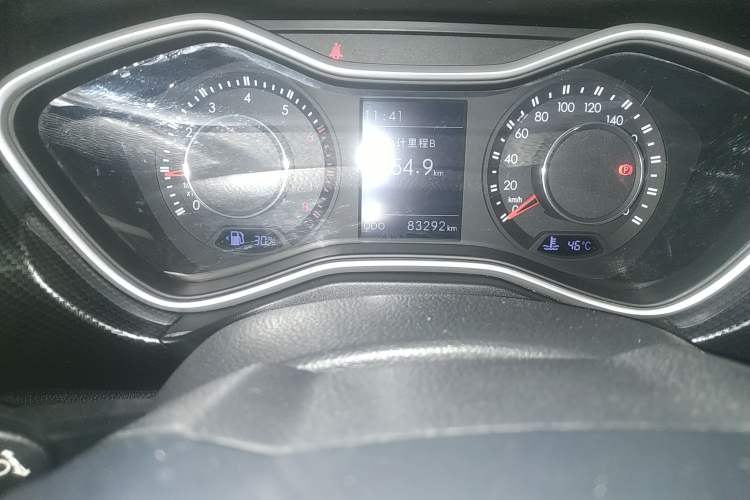 Used BAIC Off-Road BJ20 2016 1.5T Manual Luxury Model Odometer Close Up