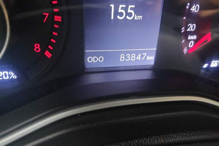 Used BAIC Off-Road BJ20 2016 1.5T CVT Luxury Model Odometer Close Up