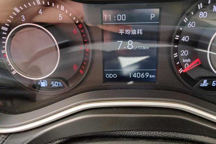 Used BAIC Off-Road BJ20 2016 1.5T CVT Elite Model Odometer Close Up