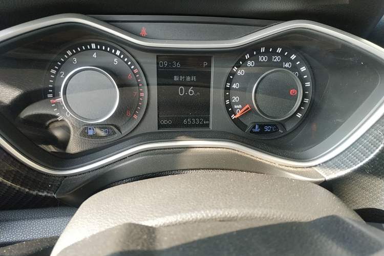 Used BAIC Off-Road BJ20 2016 1.5T CVT Luxury Model Odometer Close Up