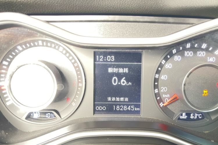 Used BAIC Off-Road BJ20 2016 1.5T Manual Luxury Model Odometer Close Up