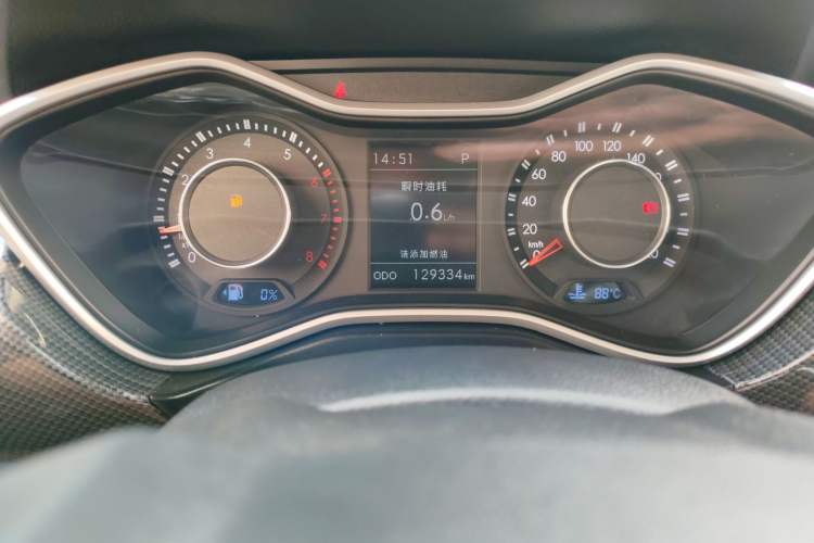 Used BAIC Off-Road BJ20 2016 1.5T CVT Luxury Model Odometer Close Up