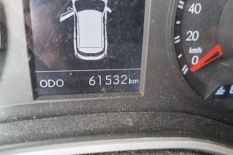 Used BAIC Off-Road BJ20 2016 1.5T CVT Luxury Model Odometer Close Up