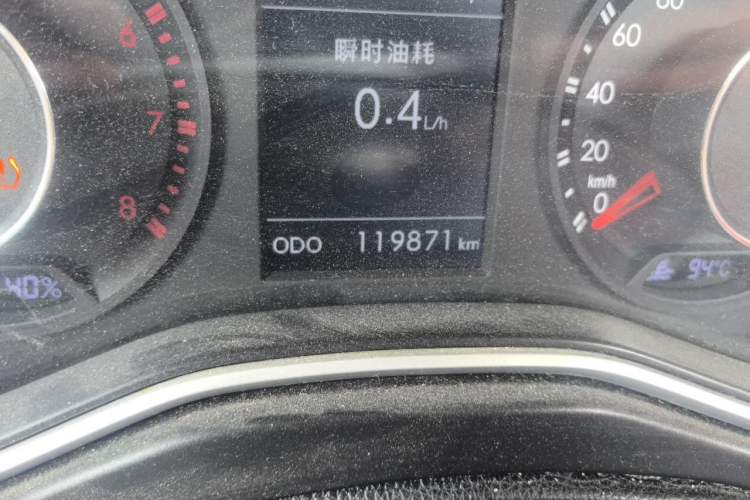 Used BAIC Off-Road BJ20 2016 1.5T CVT Prestige Edition Odometer Close Up