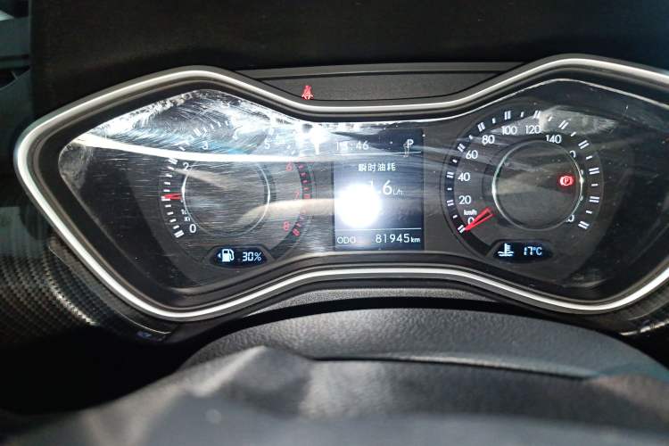 Used BAIC Off-Road BJ20 2016 1.5T CVT Prestige Edition Odometer Close Up