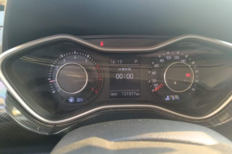 Used BAIC Off-Road BJ20 2016 1.5T CVT Luxury Model Odometer Close Up