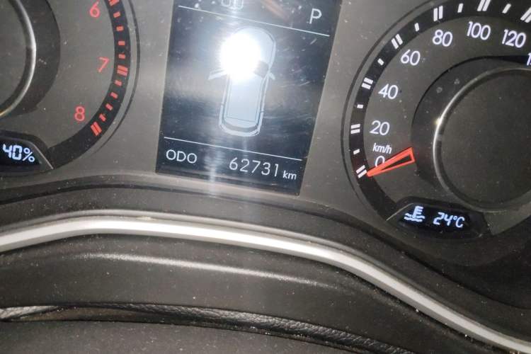 Used BAIC Off-Road BJ20 2016 1.5T CVT Prestige Edition Odometer Close Up