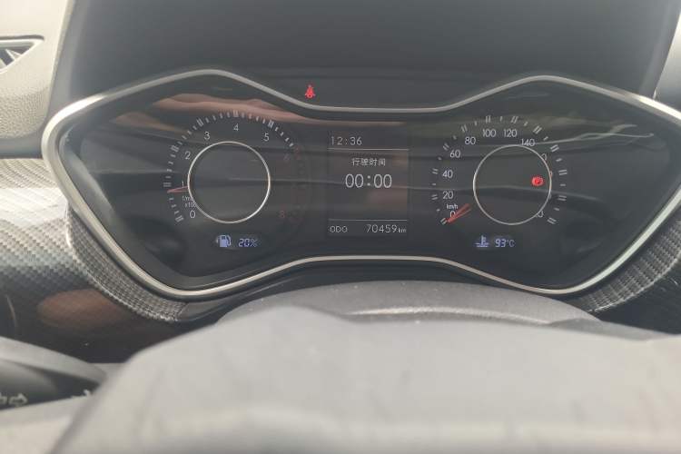 Used BAIC Off-Road BJ20 2016 1.5T Manual Luxury Model Odometer Close Up