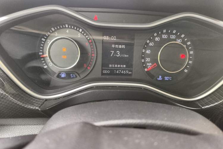 Used BAIC Off-Road BJ20 2016 1.5T Manual Luxury Model Odometer Close Up