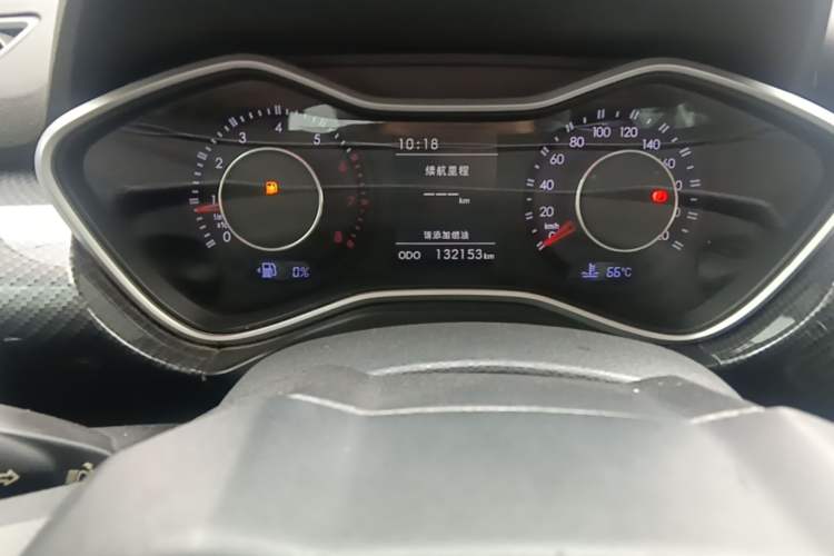 Used BAIC Off-Road BJ20 2016 1.5T Manual Luxury Model Odometer Close Up