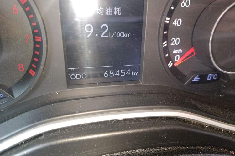 Used BAIC Off-Road BJ20 2016 1.5T CVT Luxury Model Odometer Close Up