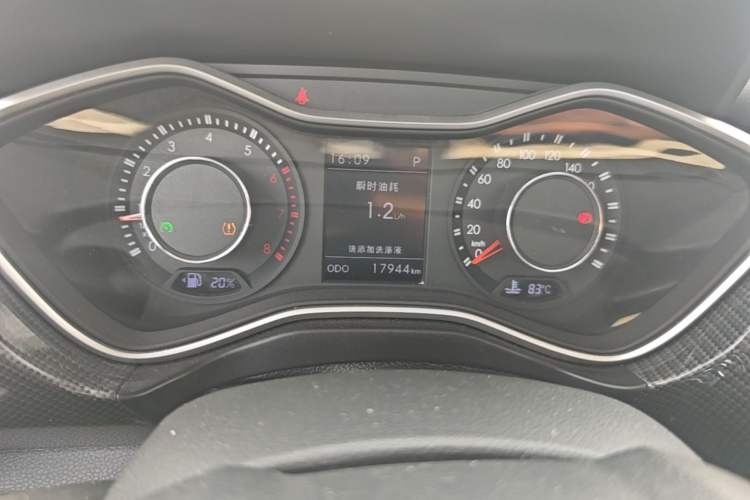 Used BAIC Off-Road BJ20 2016 1.5T CVT Prestige Edition Odometer Close Up