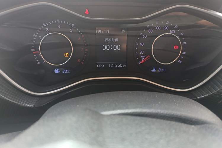 Used BAIC Off-Road BJ20 2016 1.5T CVT Luxury Model Odometer Close Up