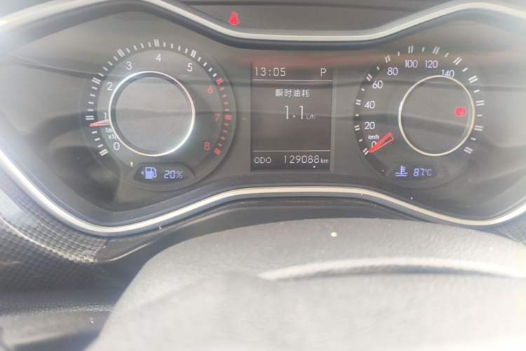Used BAIC Off-Road BJ20 2016 1.5T CVT Prestige Edition Odometer Close Up