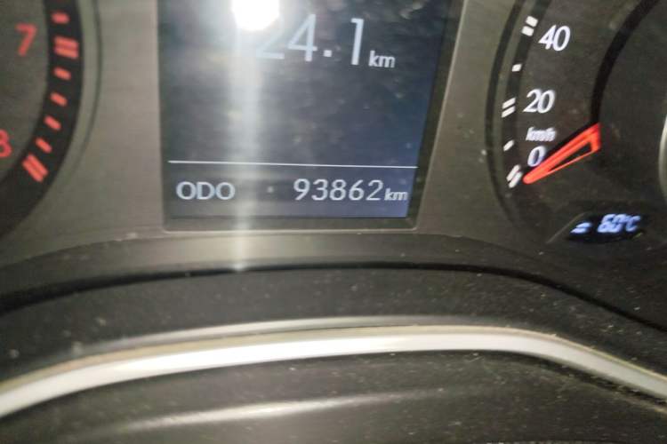 Used BAIC Off-Road BJ20 2016 1.5T Manual Elite Edition Odometer Close Up