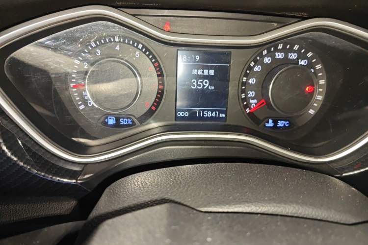 Used BAIC Off-Road BJ20 2016 1.5T Manual Luxury Model Odometer Close Up