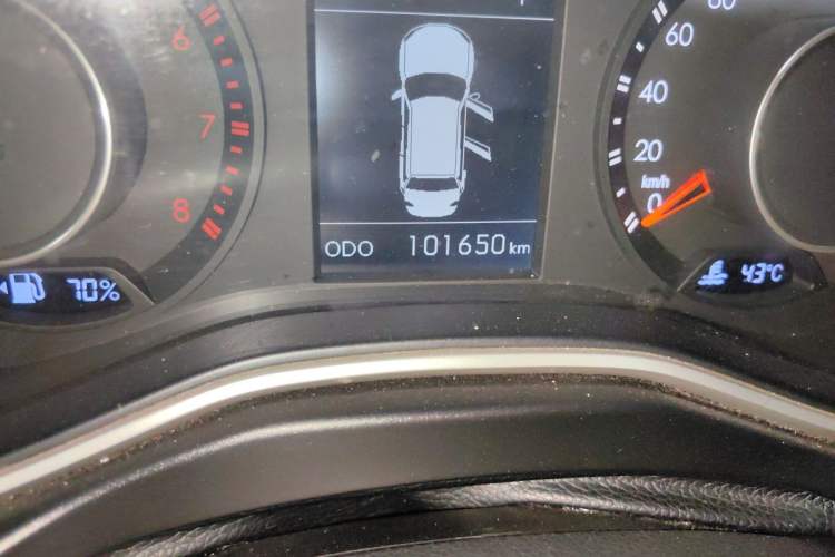 Used BAIC Off-Road BJ20 2016 1.5T CVT Luxury Model Odometer Close Up