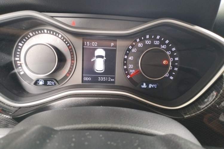Used BAIC Off-Road BJ20 2017 1.5T CVT Off-road Model Odometer Close Up
