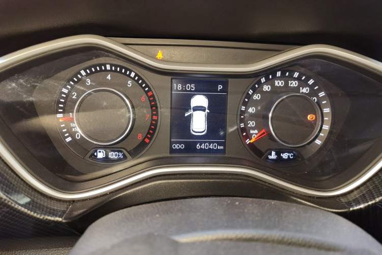 Used BAIC Off-Road BJ20 2018 1.5T CVT Luxury Model Odometer Close Up