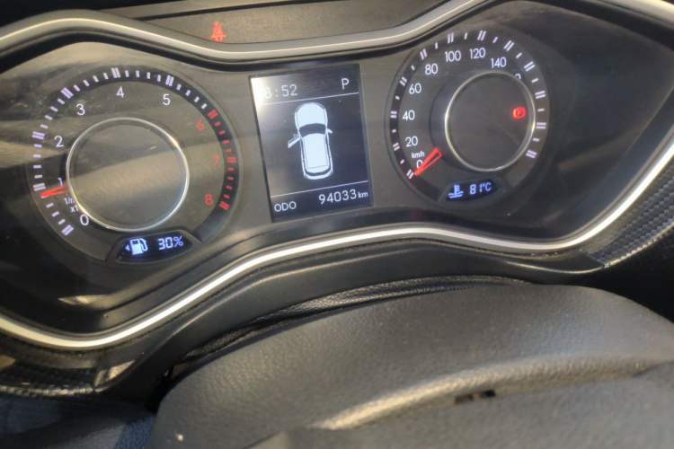 Used BAIC Off-Road BJ20 2018 1.5T CVT Luxury Model Odometer Close Up