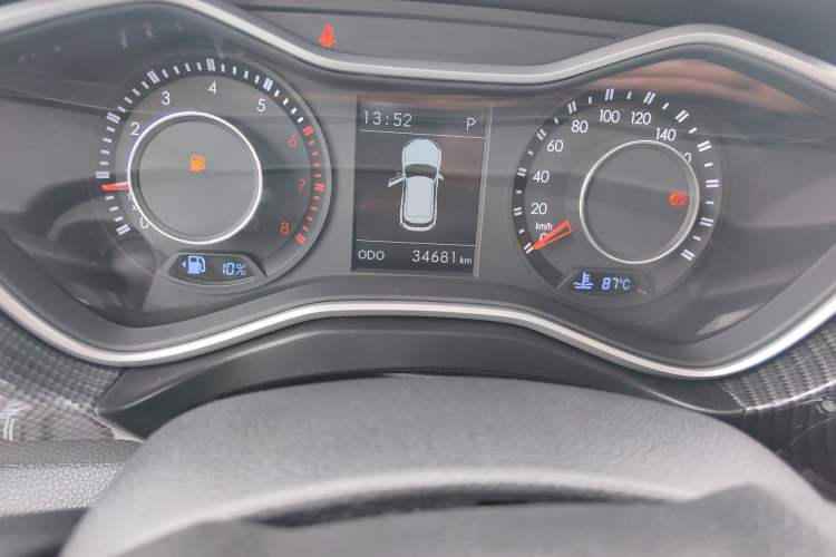 Used BAIC Off-Road BJ20 2018 1.5T CVT Luxury Model Odometer Close Up