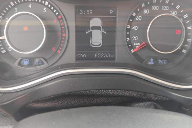 Used BAIC Off-Road BJ20 2018 1.5T CVT Luxury Model Odometer Close Up