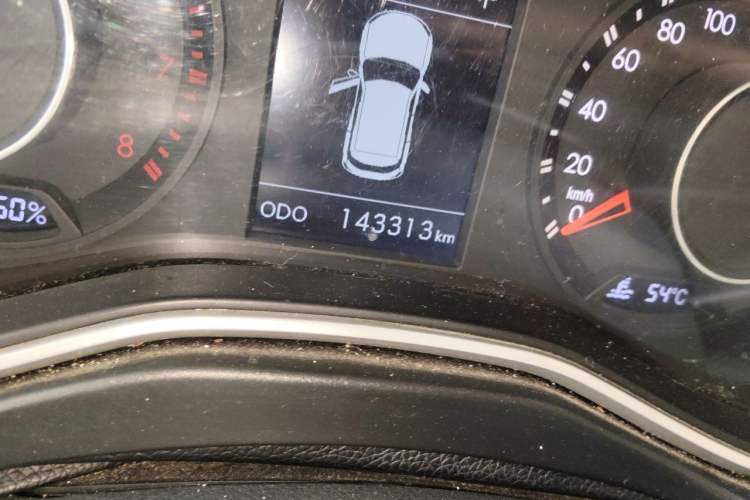 Used BAIC Off-Road BJ20 2018 1.5T CVT Luxury Model Odometer Close Up