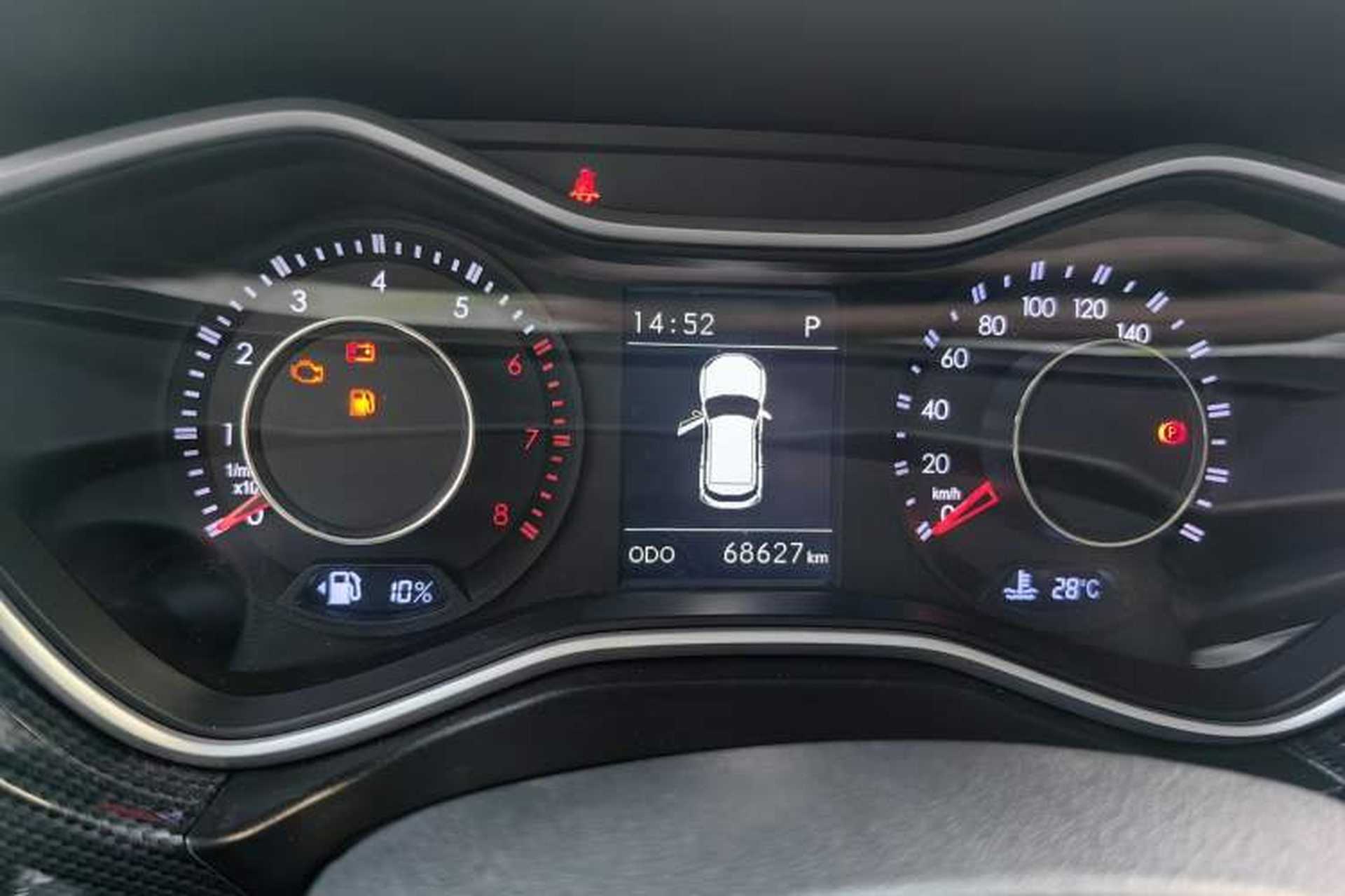 Used BAIC Off-Road BJ20 2018 1.5T CVT Luxury Model Odometer Close Up
