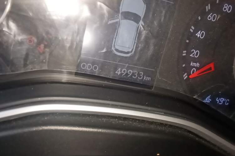 Used BAIC Off-Road BJ20 2018 1.5T CVT Luxury Model Odometer Close Up