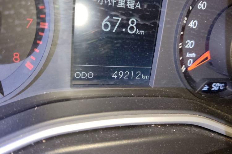 Used BAIC Off-Road BJ20 2018 1.5T Manual Luxury Edition Odometer Close Up
