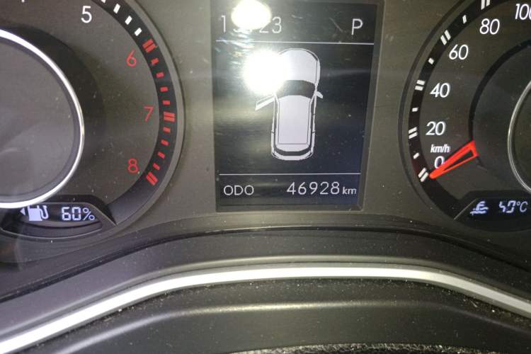 Used BAIC Off-Road BJ20 2018 1.5T CVT Luxury Model Odometer Close Up