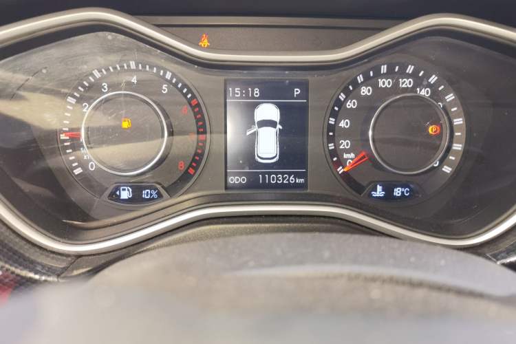 Used BAIC Off-Road BJ20 2018 1.5T CVT Elite Model Odometer Close Up