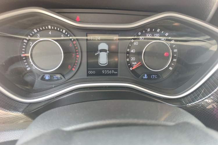 Used BAIC Off-Road BJ20 2018 1.5T CVT Luxury Model Odometer Close Up