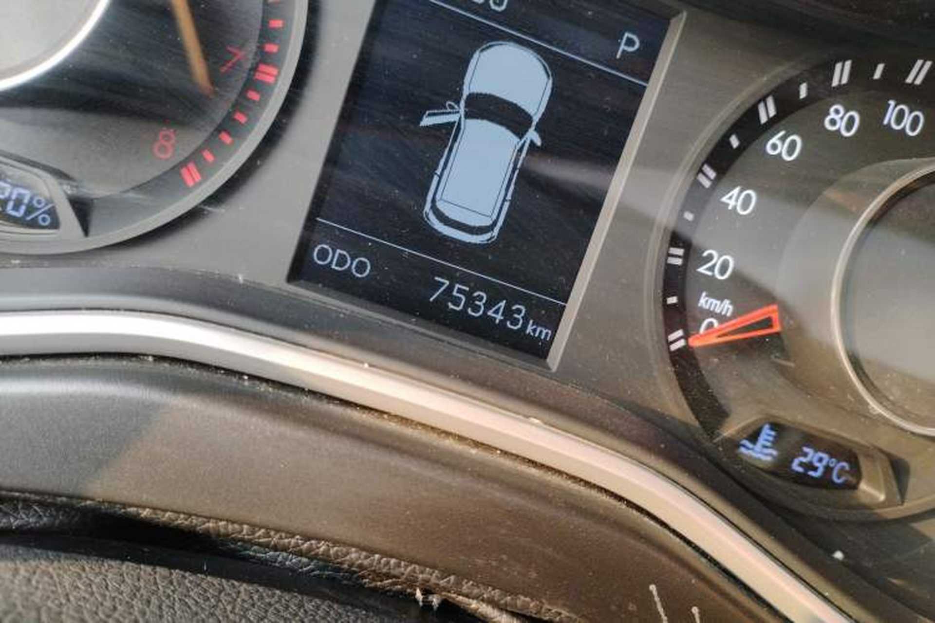 Used BAIC Off-Road BJ20 2018 1.5T CVT Luxury Model Odometer Close Up
