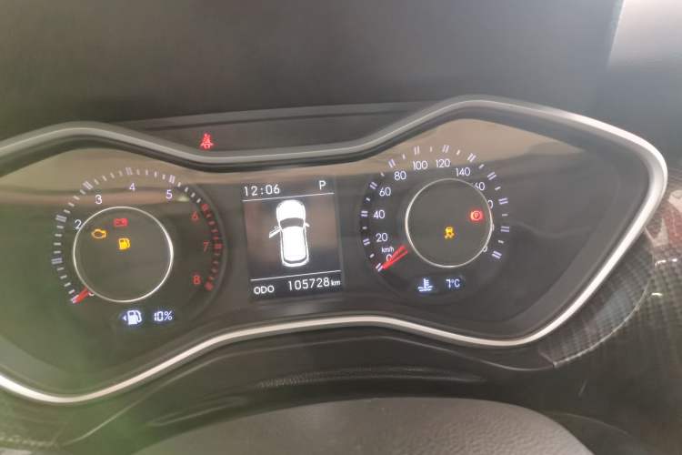 Used BAIC Off-Road BJ20 2018 1.5T CVT Luxury Model Odometer Close Up