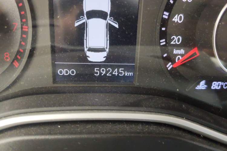 Used BAIC Off-Road BJ20 2018 1.5T CVT Luxury Model Odometer Close Up