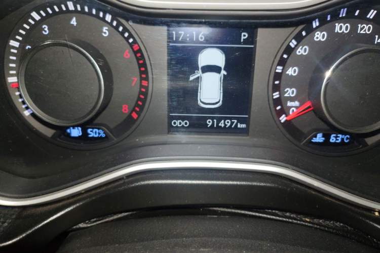 Used BAIC Off-Road BJ20 2018 1.5T CVT Luxury Model Odometer Close Up