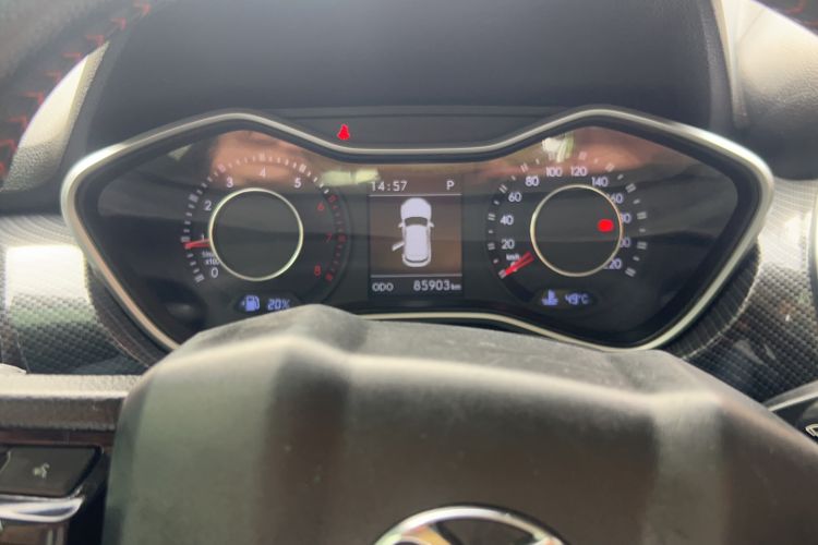 Used BAIC Off-Road BJ20 2018 1.5T CVT Luxury Model Odometer Close Up