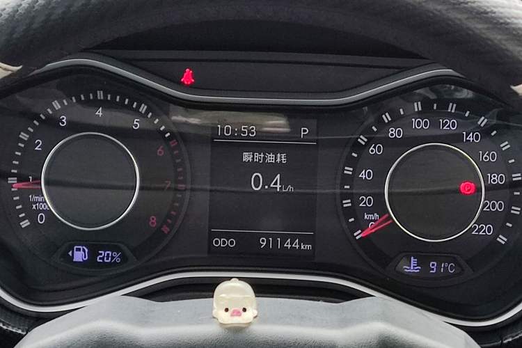 Used BAIC Off-Road BJ20 2018 1.5T CVT Luxury Model Odometer Close Up